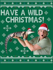 Steve Irwin Have A Wild Christmas Slim Fit T-Shirt