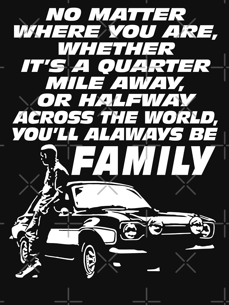 Fast and furious 9 - Paul Walker Forever Slim Fit T-Shirt