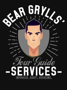 Bear Grylls Tour Guide Services Slim Fit T-Shirt