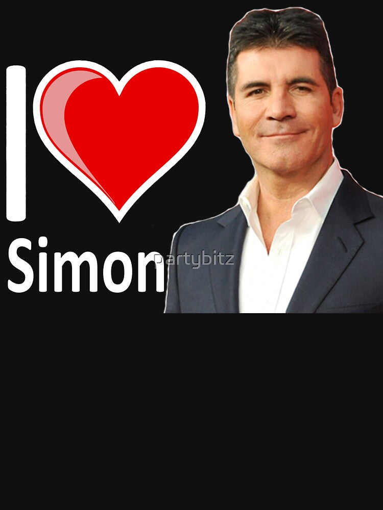 I Love Simon Cowell Slim Fit T-Shirt