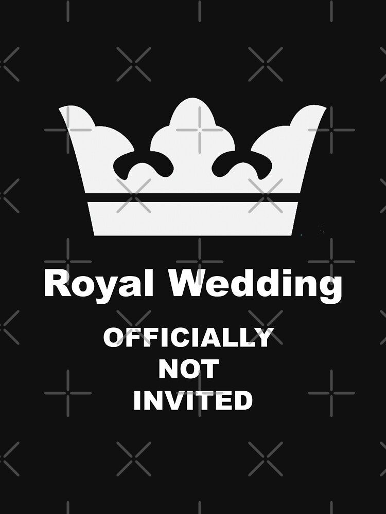 British Royal Wedding - Harry Meghan Wedding - Fun Royal Wedding t shirt - Funny Royal Wedding Shirt - English Royal Wedding Slim Fit T-Shirt