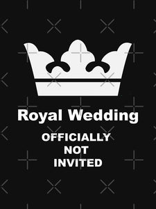 British Royal Wedding - Harry Meghan Wedding - Fun Royal Wedding t shirt - Funny Royal Wedding Shirt - English Royal Wedding Slim Fit T-Shirt