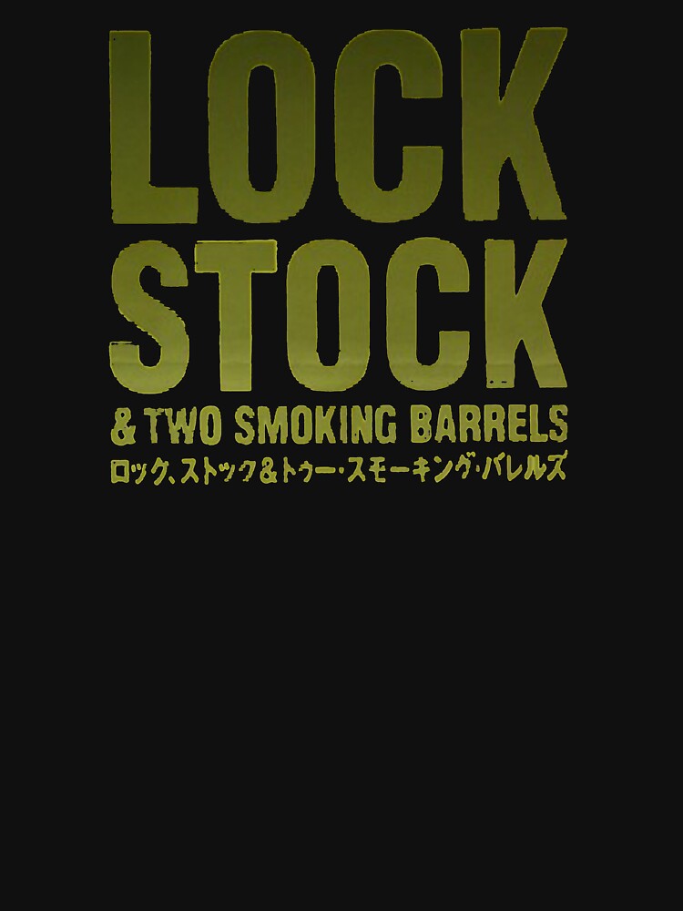 Lock Stock & Two Smoking Barrels - Guy Ritchie and Jason Statham Slim Fit T-Shirt