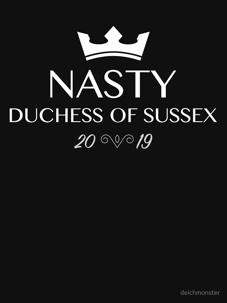 Meghan | Nasty Duchess Of Sussex Zipped Hoodie