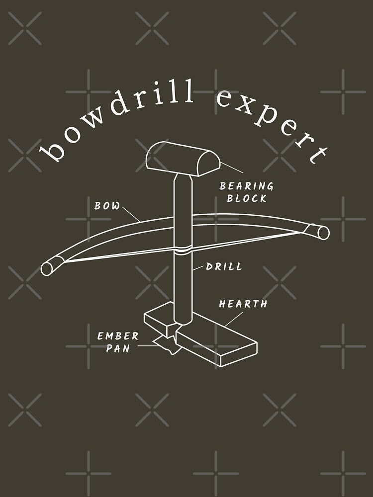 Bushcraft Bowdrill Expert Slim Fit T-Shirt