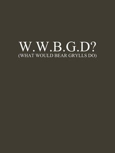 W.W.B.G.D? (white) Slim Fit T-Shirt