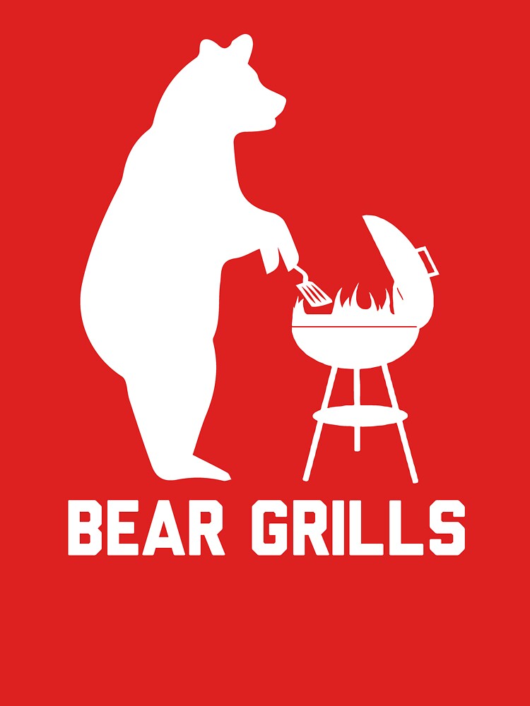 Bear Grills Pun Slim Fit T-Shirt