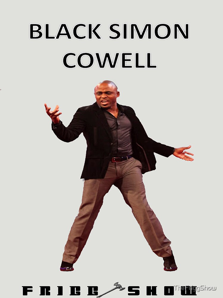 Black Simon Cowell T-Shirt Slim Fit T-Shirt