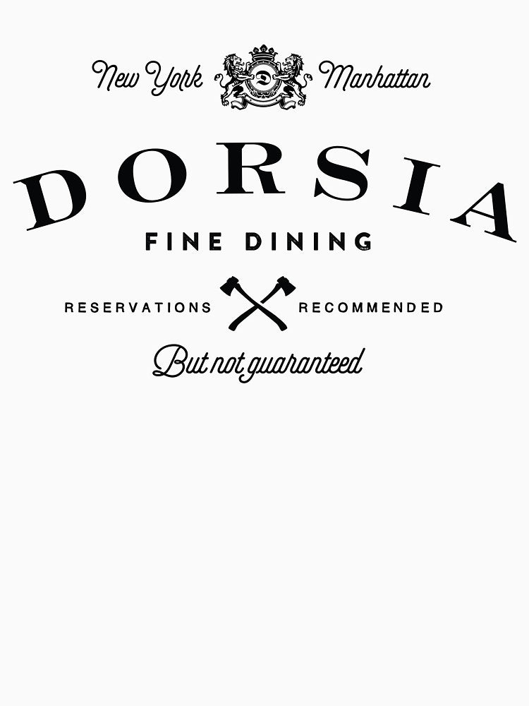 Dorsia Fine Dining Slim Fit T-Shirt