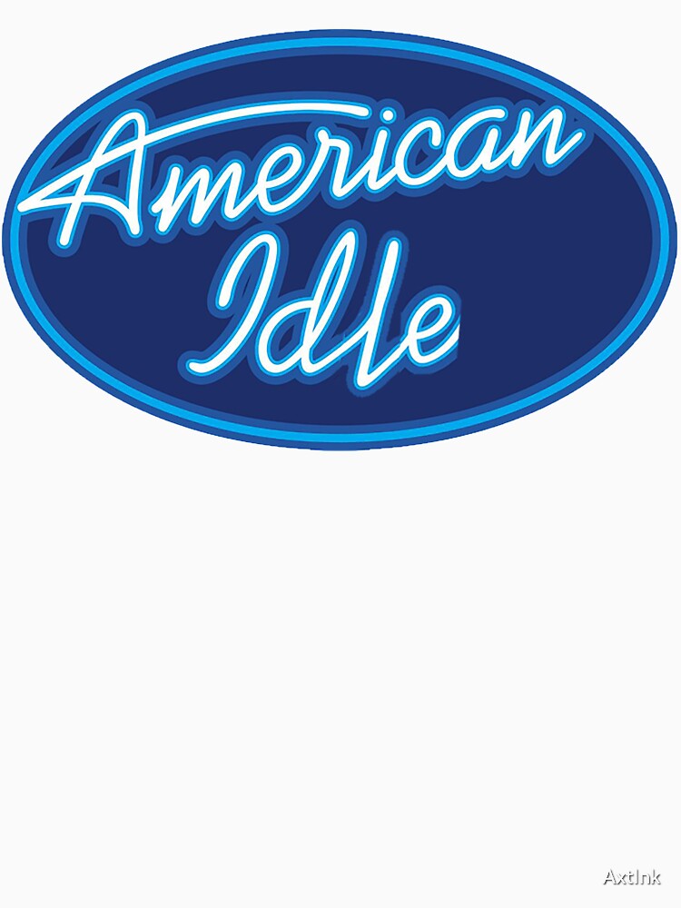 "American Idle" Parody Design Slim Fit T-Shirt