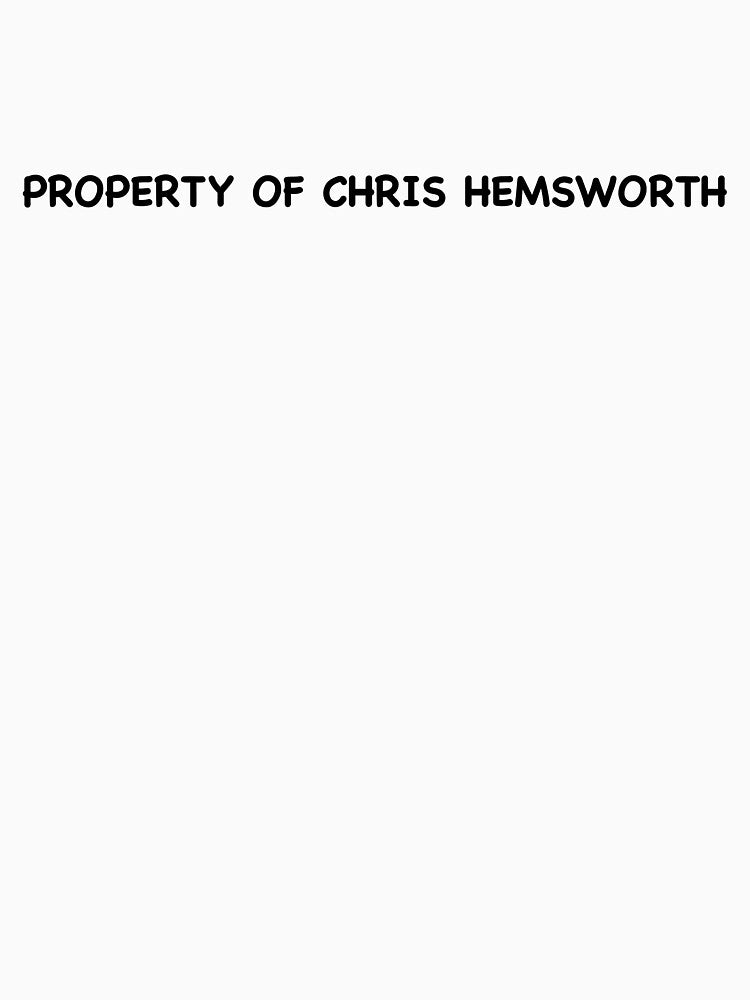 chris hemsworth Fitted V-Neck T-Shirt