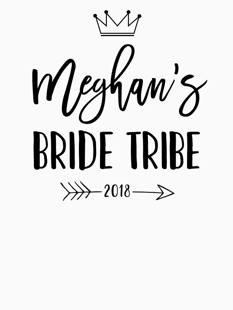 Be in Meghan Markle's Bride Tribe Fitted V-Neck T-Shirt