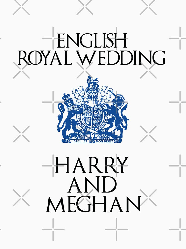 Prince Harry Meghan Markle Shirts - Prince Harry Wedding Shirt - Prince Harry Meghan Markle Shirts - British Royal Wedding t shirt Slim Fit T-Shirt