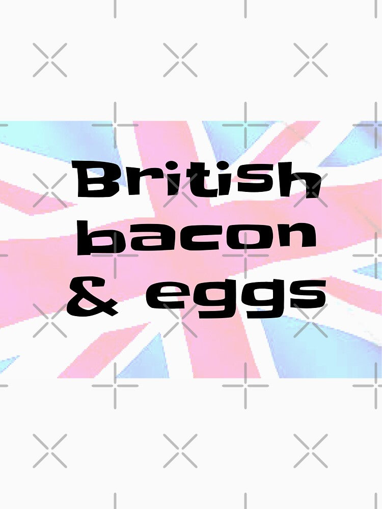 Royal Wedding - Funny Royal Wedding - British Bacon And Eggs - Best British - British Shirt - British T Shirt Slim Fit T-Shirt
