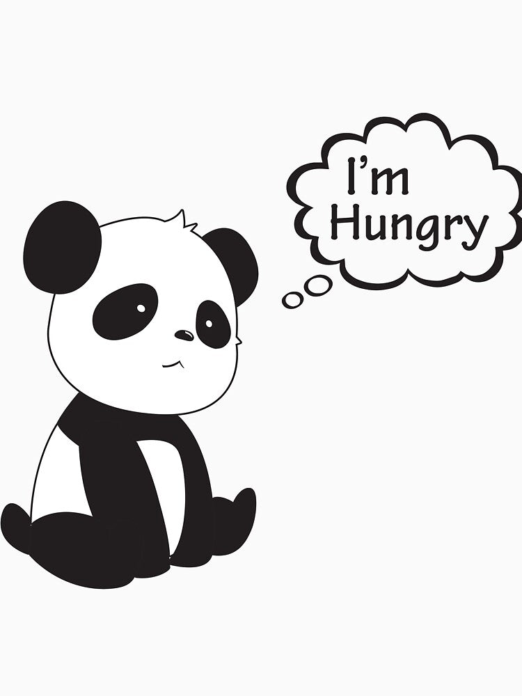 Panda Bear I'm hungry Classic T-Shirt