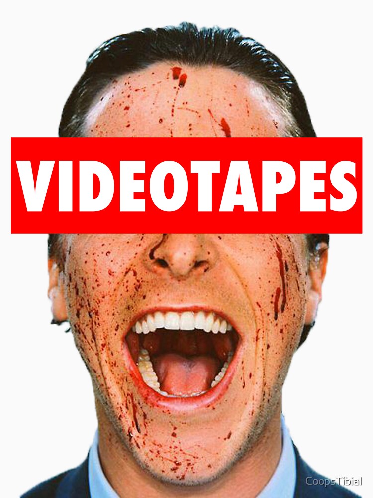 Videotapes American Psycho Slim Fit T-Shirt