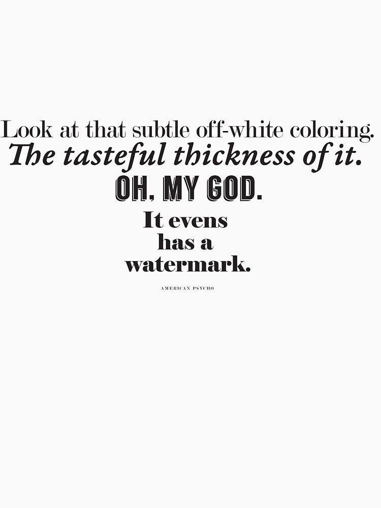 It evens has a watermark Slim Fit T-Shirt