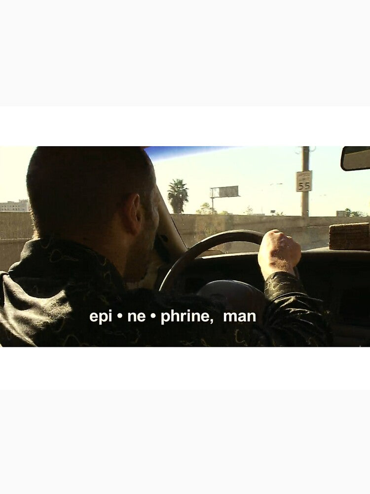 epi - ne - phrine, man Slim Fit T-Shirt