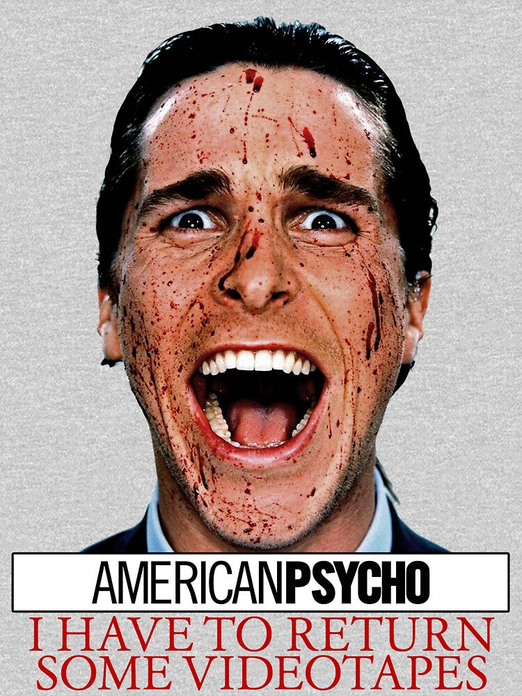 American Psycho - Patrick Bateman - Christian Bale Slim Fit T-Shirt