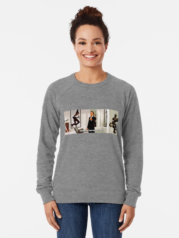 American Psycho - Jason Bateman tells Sabrina to "eat it" Lightweight Sweatshirt