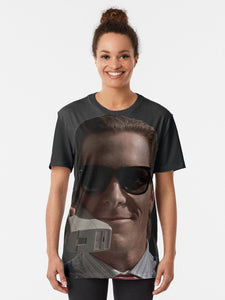 Patrick Bateman on Phone (American Psycho) Graphic T-Shirt