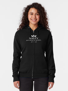 Meghan | Nasty Duchess Of Sussex Zipped Hoodie