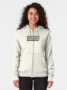 “Eric Thomas” Gym Motivational Quote Zipped Hoodie