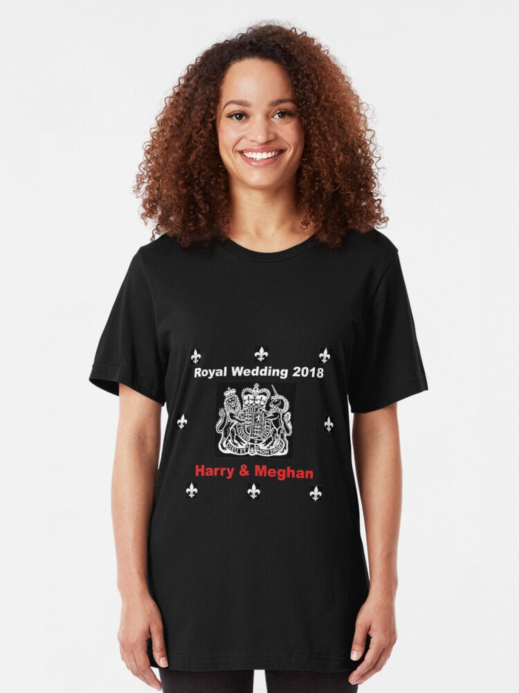 Royal Wedding Harry And Meghan - British Royal Wedding Shirt - British Royal Wedding t shirt - Harry and Meghan 2018 Shirt -  Harry and Meghan Royal Marriage Slim Fit T-Shirt