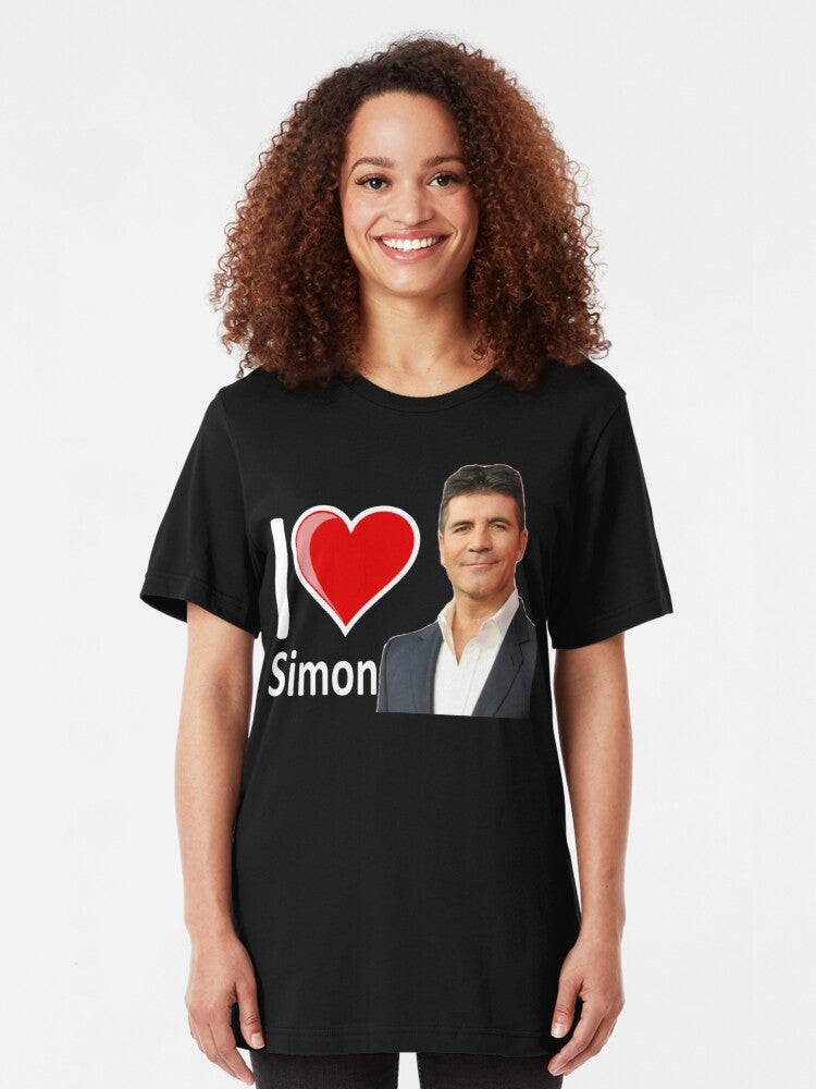 I Love Simon Cowell Slim Fit T-Shirt