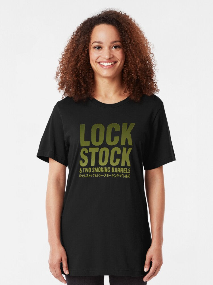 Lock Stock & Two Smoking Barrels - Guy Ritchie and Jason Statham Slim Fit T-Shirt