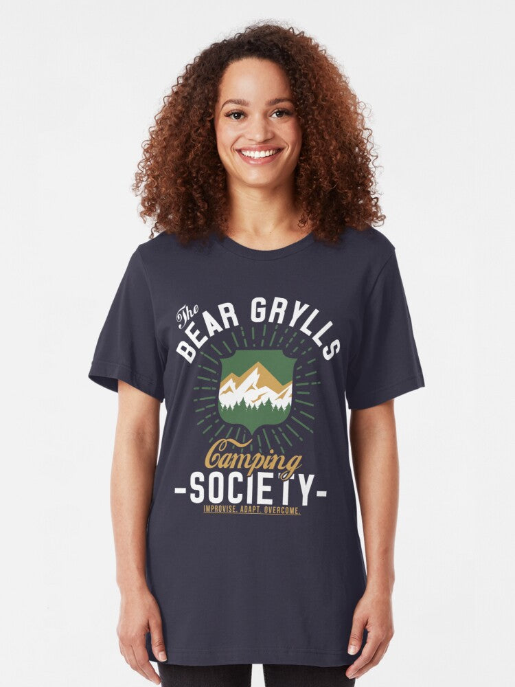 The Bear Grylls Camping Society Slim Fit T-Shirt