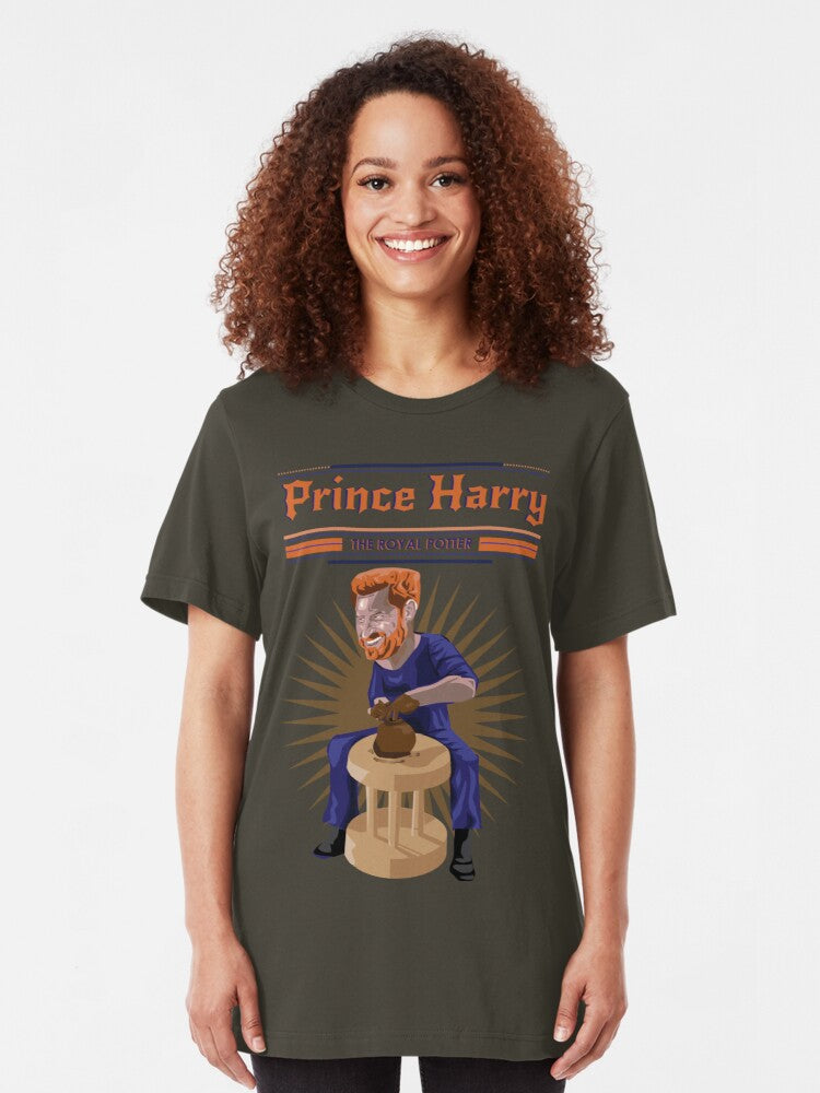 prince harry Slim Fit T-Shirt