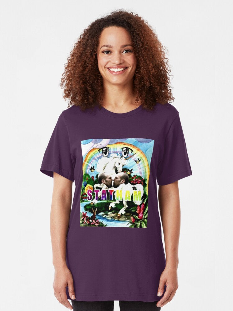 Rainbow Statham Massacre Slim Fit T-Shirt