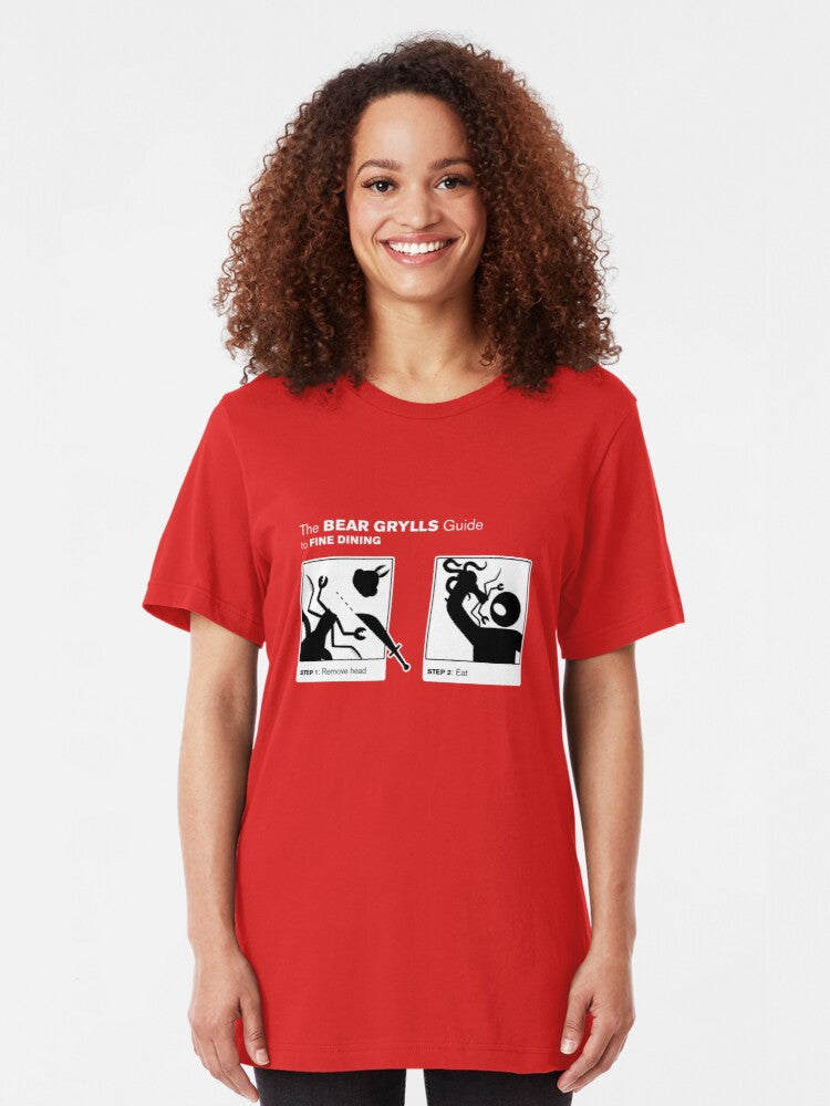 Man vs Lunch Slim Fit T-Shirt