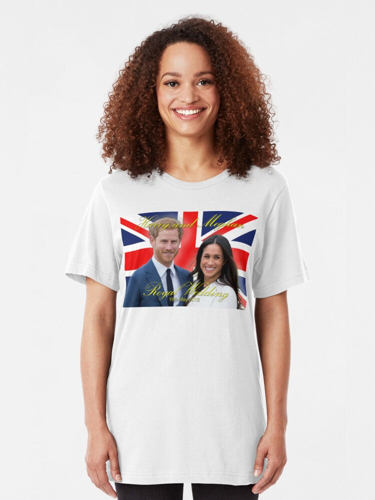 HRH Prince Harry and Meghan Markle Royal Wedding Memorabilia - Pro Photo Slim Fit T-Shirt