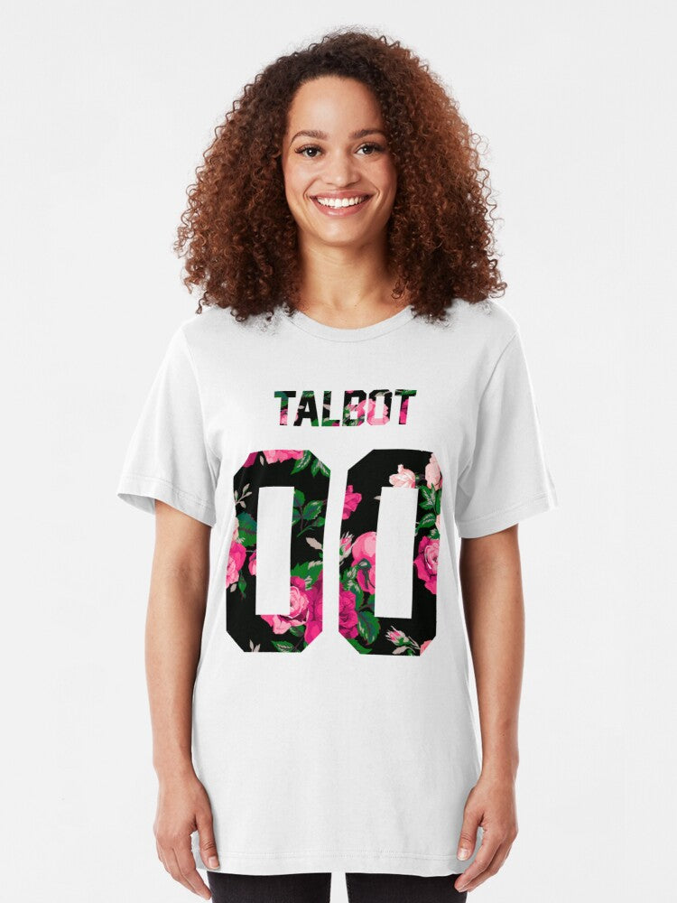 Connie Talbot - Colorful Flowers Slim Fit T-Shirt