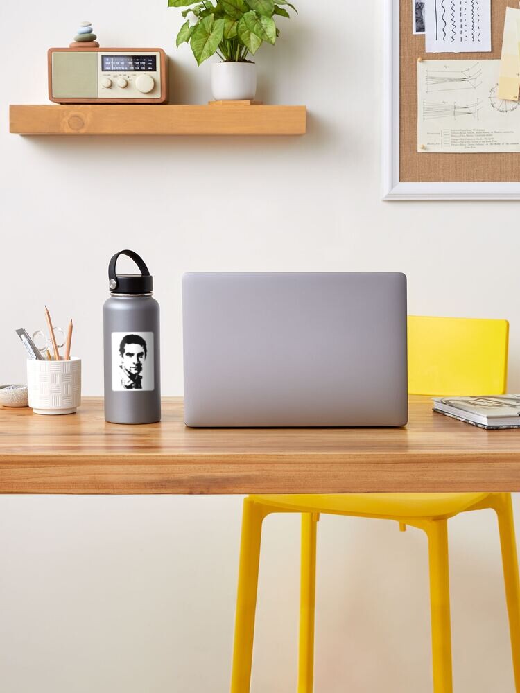 Bear grylls portrait Sticker