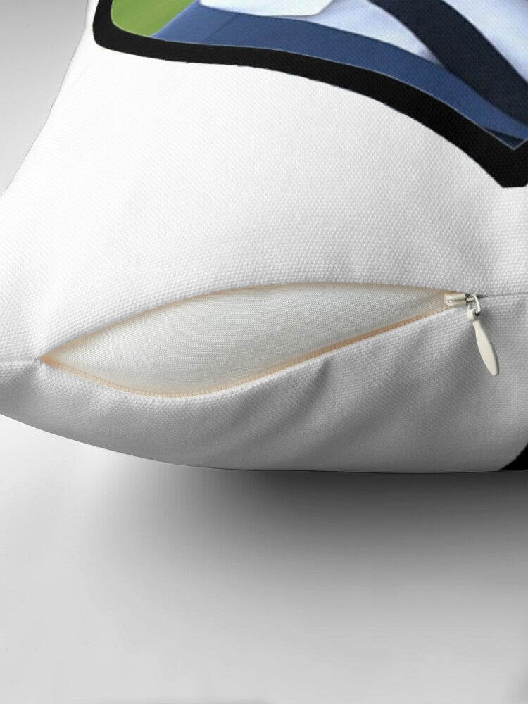 Prince Harry and Megan Markle Throw Pillow