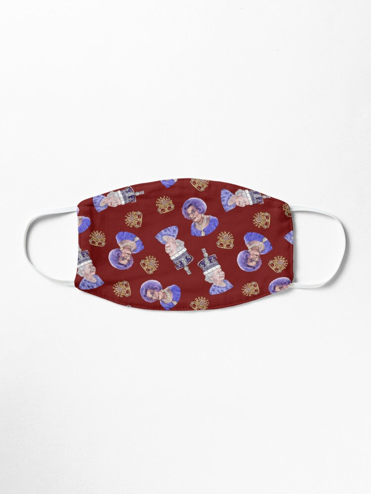 Dame Edna Everage and Queen Elizabeth II by James Brennan Mask