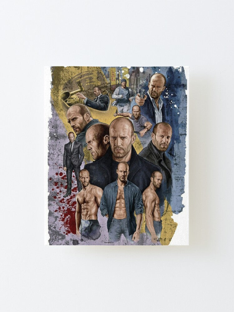 jason statham Canvas Mounted Print